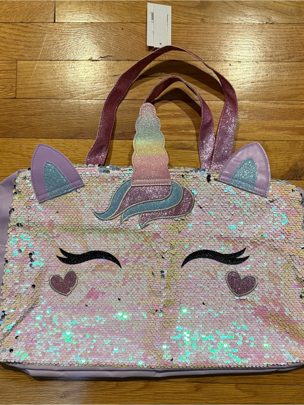 Girls Unicorn Tote Bag